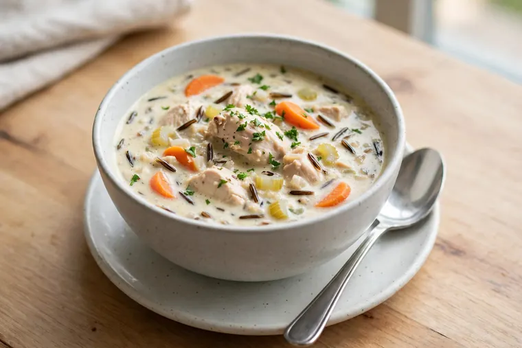 Cream of Chicken & Wild Rice Soup