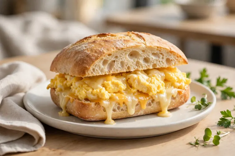 Egg & Cheese on Ciabatta