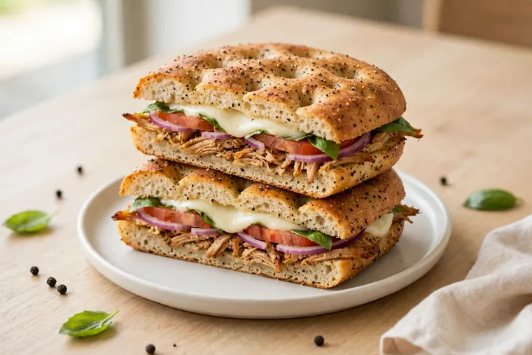 Toasted chicken sandwich