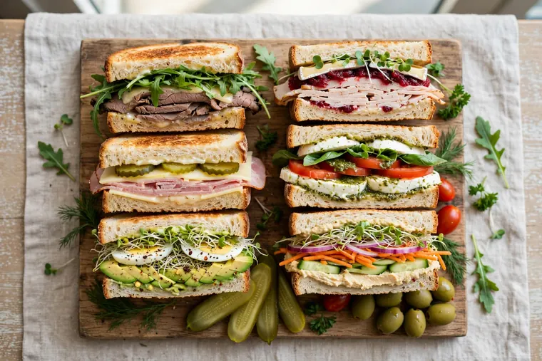 Panera Bread Sandwiches Menu